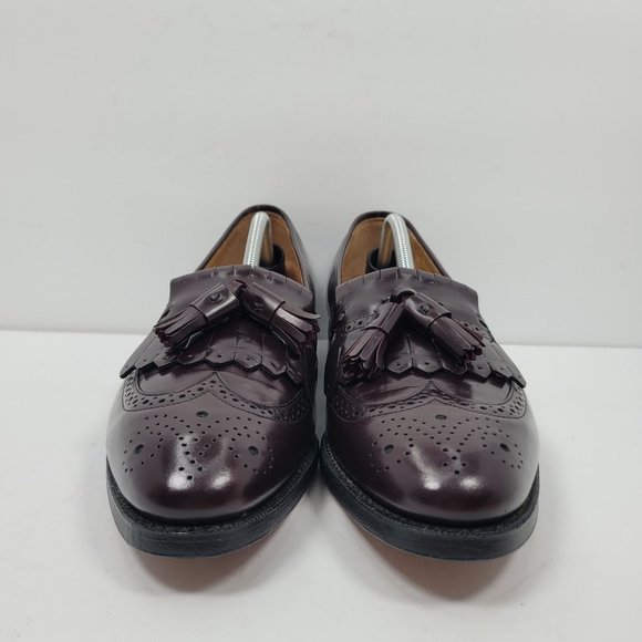 Johnson & Murphy Optima Men\'s Burgundy Leather Loafers Slip On Shoes US Size 10 main image 5
